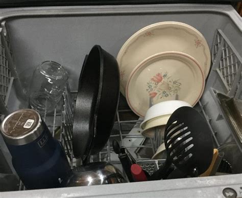 cast iron dishwasher no soap